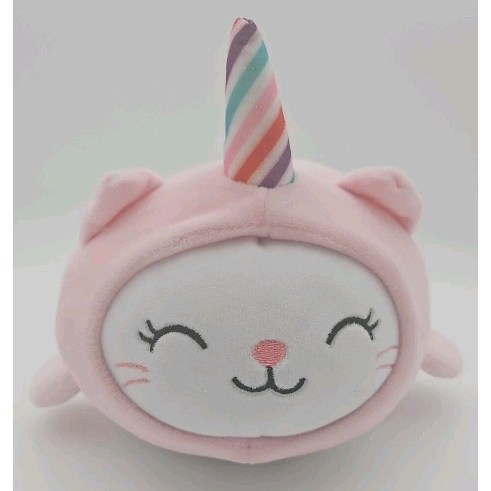 Walgreens Pink Unicorn Fish Baby  Shark Plush Rainbow Horn 10” Stuffed Animal